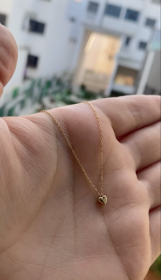Collier Petit coeur en Or 18k